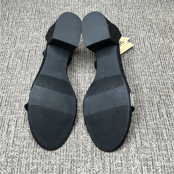 NWT! Madden NYC Women's Illie City Black Ankle Strap Block Heel Sandals 9.5 - Picture 11 of 13